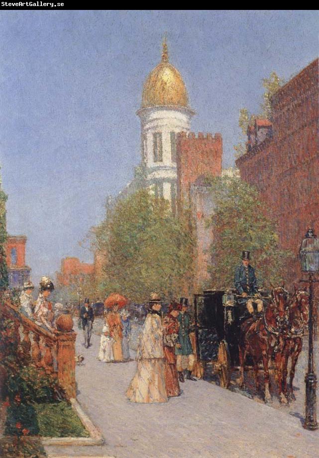 Childe Hassam A Spring Morning